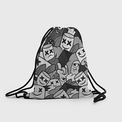 Рюкзак-мешок Marshmello: Mono Stories, цвет: 3D-принт