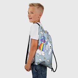 Рюкзак-мешок Рарити пони, цвет: 3D-принт — фото 2