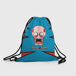 Рюкзак-мешок Attack no Titan: Sad Face, цвет: 3D-принт