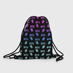 Рюкзак-мешок BTS: Neon Gradient, цвет: 3D-принт