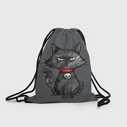 Рюкзак-мешок Кот бедолага, цвет: 3D-принт