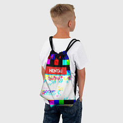 Рюкзак-мешок Hentai Glitch 2, цвет: 3D-принт — фото 2