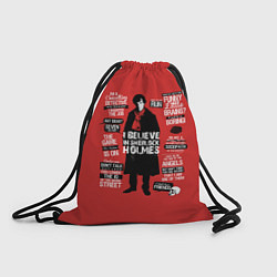 Рюкзак-мешок Шерлок, цвет: 3D-принт