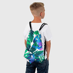 Рюкзак-мешок Зеленые тропики, цвет: 3D-принт — фото 2