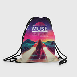 Рюкзак-мешок Muse: Simulation Theory, цвет: 3D-принт