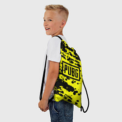 Рюкзак-мешок PUBG: Yellow Stained, цвет: 3D-принт — фото 2