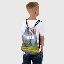 Рюкзак-мешок Fortnite: Forest View, цвет: 3D-принт — фото 2