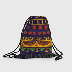 Рюкзак-мешок Африканский узор, цвет: 3D-принт