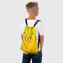 Рюкзак-мешок Удивленный Пикачу, цвет: 3D-принт — фото 2