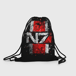 Рюкзак-мешок Mass Effect N7, цвет: 3D-принт