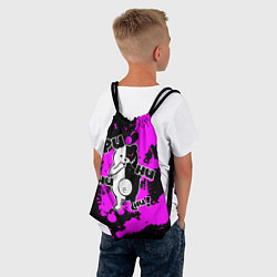 Рюкзак-мешок MONOKUMA Puhuhuhu, цвет: 3D-принт — фото 2
