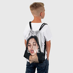 Рюкзак-мешок Sasha Grey: LOVE, цвет: 3D-принт — фото 2