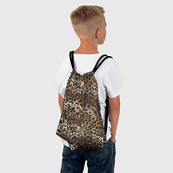 Рюкзак-мешок Шкура леопарда, цвет: 3D-принт — фото 2