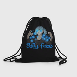 Рюкзак-мешок Sally Face: Blue Magic, цвет: 3D-принт