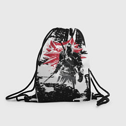 Рюкзак-мешок Силуэт Ведьмака, цвет: 3D-принт
