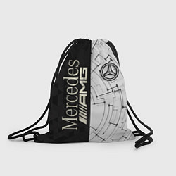 Рюкзак-мешок Mercedes AMG: Techno Style, цвет: 3D-принт