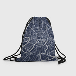 Рюкзак-мешок Карта Москвы, цвет: 3D-принт