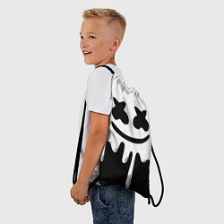 Рюкзак-мешок MELLO BLACK x WHITE, цвет: 3D-принт — фото 2