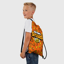 Рюкзак-мешок Brawl Stars: Orange Team, цвет: 3D-принт — фото 2