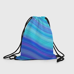 Рюкзак-мешок Абстракция волны, цвет: 3D-принт