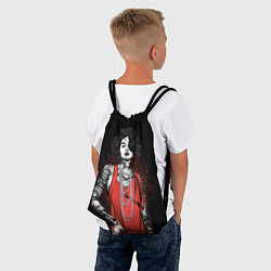 Рюкзак-мешок Девушка в красном платье, цвет: 3D-принт — фото 2