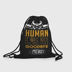 Рюкзак-мешок Human it was nice, цвет: 3D-принт
