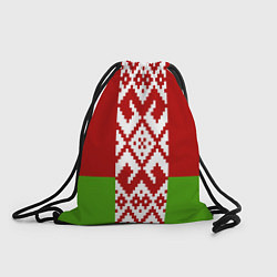 Рюкзак-мешок Беларусь флаг, цвет: 3D-принт