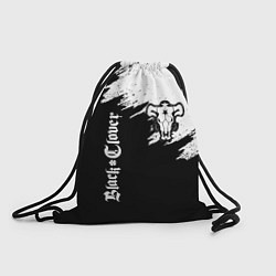 Рюкзак-мешок ЧЁРНЫЙ КЛЕВЕР, цвет: 3D-принт