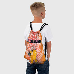 Рюкзак-мешок Billie Eilish: Yellow Mood, цвет: 3D-принт — фото 2