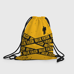 Рюкзак-мешок BILLIE EILISH: Yellow Tape, цвет: 3D-принт
