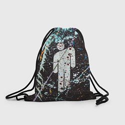 Рюкзак-мешок Billie Eilish: Blohsh Painted, цвет: 3D-принт