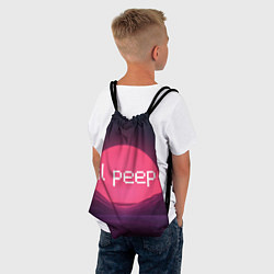 Рюкзак-мешок Lil peepLogo, цвет: 3D-принт — фото 2