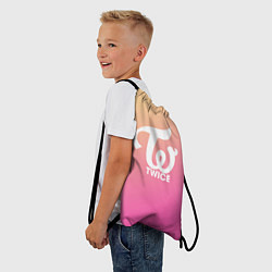 Рюкзак-мешок TWICE, цвет: 3D-принт — фото 2