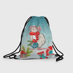 Рюкзак-мешок Год крысы 2020, цвет: 3D-принт