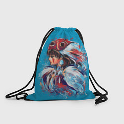 Рюкзак-мешок Принцесса Мононоке, цвет: 3D-принт