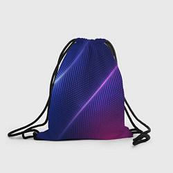 Мешок для обуви Фиолетово 3d волны 2020