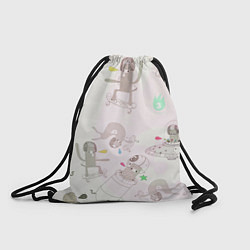 Рюкзак-мешок Aliens, цвет: 3D-принт