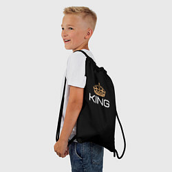 Рюкзак-мешок Король, цвет: 3D-принт — фото 2