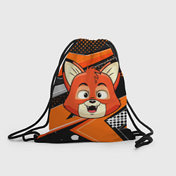 Рюкзак-мешок Рыжая лисичка, цвет: 3D-принт