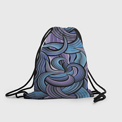 Рюкзак-мешок Абстрактные краски, цвет: 3D-принт