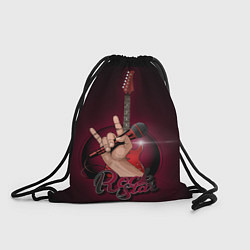 Рюкзак-мешок Rock Star, цвет: 3D-принт