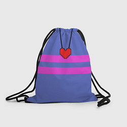 Рюкзак-мешок UNDERTALE FRISK ФРИСК, цвет: 3D-принт