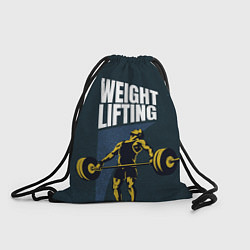 Рюкзак-мешок Wheight lifting, цвет: 3D-принт