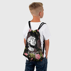 Рюкзак-мешок LIL PEEP ROSES, цвет: 3D-принт — фото 2