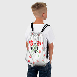 Рюкзак-мешок Payton Moormeier: White Style, цвет: 3D-принт — фото 2