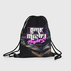 Рюкзак-мешок GTA VI: MIAMI NIGHTS, цвет: 3D-принт