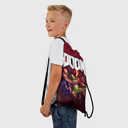 Рюкзак-мешок Doom, цвет: 3D-принт — фото 2