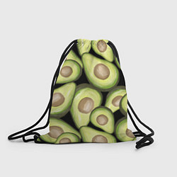 Рюкзак-мешок Avocado background, цвет: 3D-принт