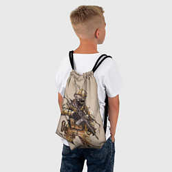 Рюкзак-мешок Военный, цвет: 3D-принт — фото 2