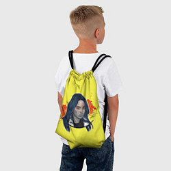 Рюкзак-мешок Billie Yellow and Red, цвет: 3D-принт — фото 2